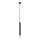 Candelabro suspenso VIZIER 1xG9/40W/230V preto