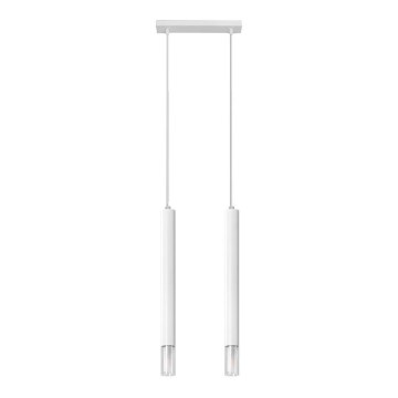 Candelabro suspenso VIZIER 2xG9/40W/230V branco