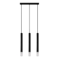 Candelabro suspenso VIZIER 3xG9/12W/230V preto