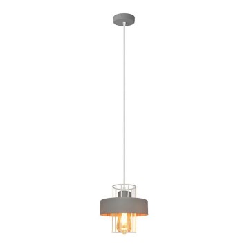 Candelabro suspenso VOLTA 1xE27/15W/230V cinzento