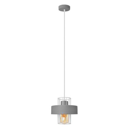 Candelabro suspenso VOLTA 1xE27/15W/230V cinzento