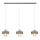 Candelabro suspenso VOLTA 3xE27/15W/230V cinzento