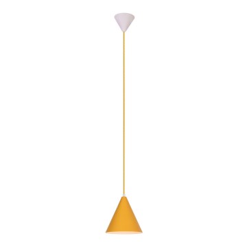 Candelabro suspenso VOSS 1xE27/40W/230V amarelo/branco