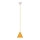 Candelabro suspenso VOSS 1xE27/40W/230V amarelo/branco