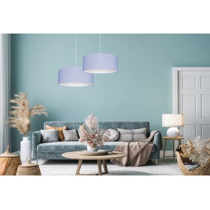 Candelabro suspenso WERT 1xE27/60W/230V azul