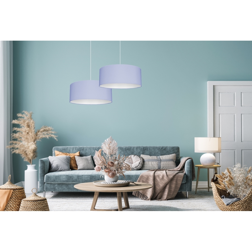 Candelabro suspenso WERT 1xE27/60W/230V azul