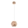 Candelabro suspenso WOODY 1xGU10/40W/230V carvalho