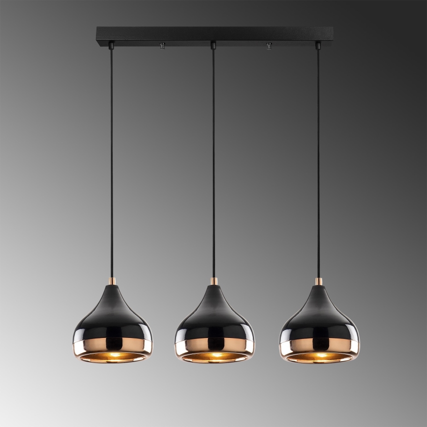 Candelabro suspenso YILDO 3xE27/40W/230V