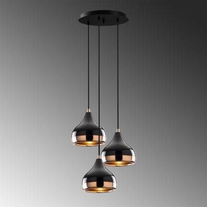 Candelabro suspenso YILDO 3xE27/40W/230V
