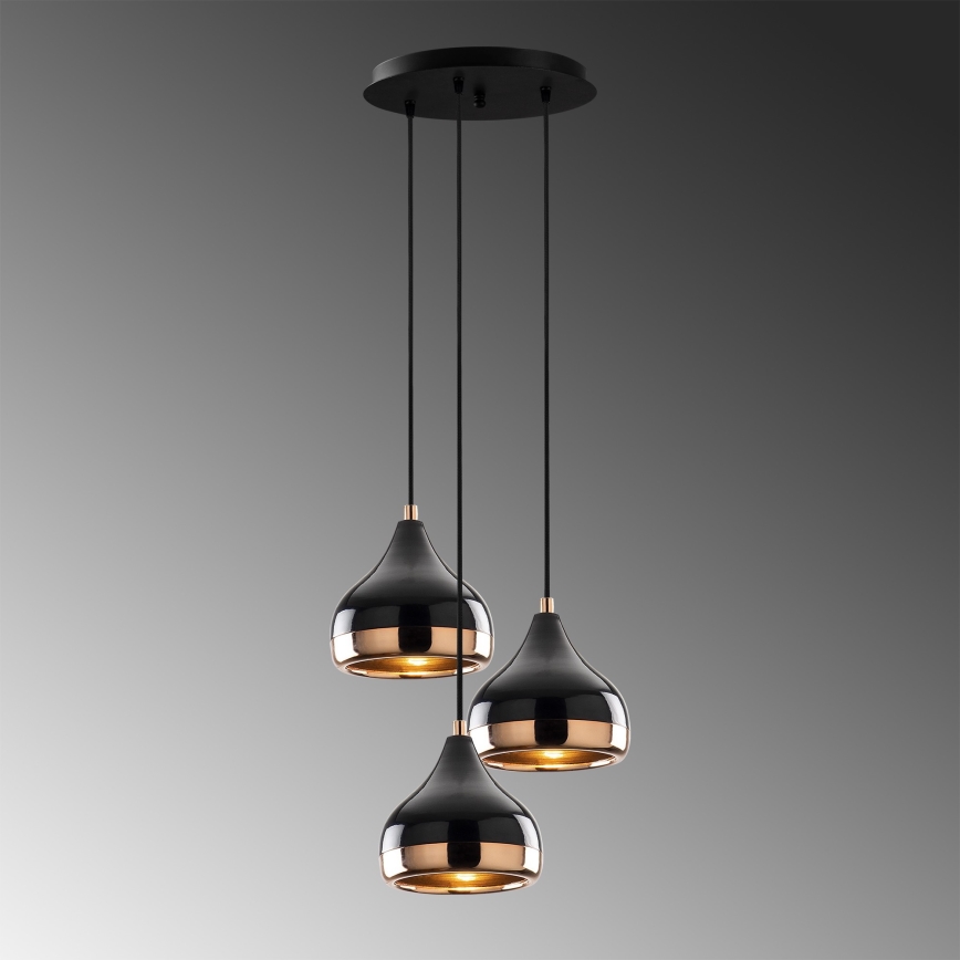 Candelabro suspenso YILDO 3xE27/40W/230V