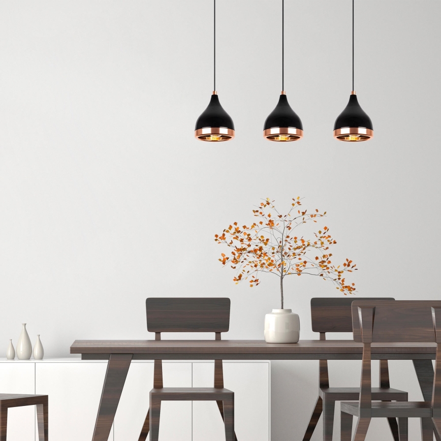 Candelabro suspenso YILDO 3xE27/60W/230V