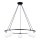 Candelabro suspenso YOLI 5xG9/8W/230V preto