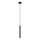 Candelabro suspenso YORU 1xG9/8W/230V 30 cm preto