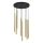 Candelabro suspenso YORU 5xG9/8W/230V latão