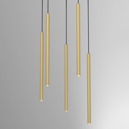 Candelabro suspenso YORU 5xG9/8W/230V latão