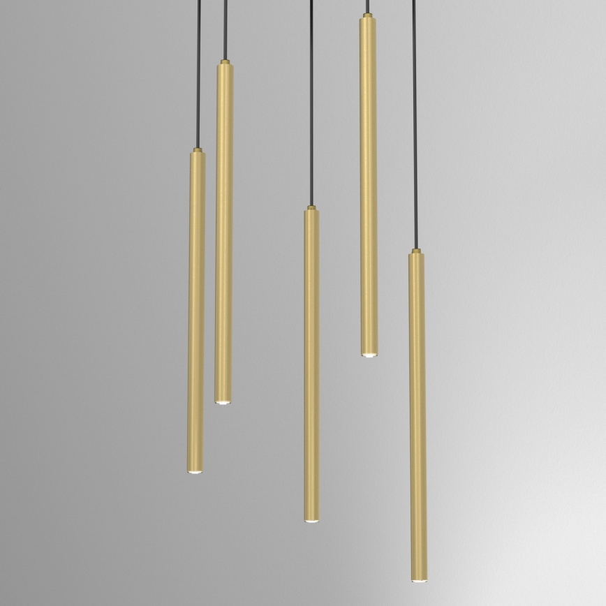 Candelabro suspenso YORU 5xG9/8W/230V latão