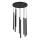 Candelabro suspenso YORU 5xG9/8W/230V preto