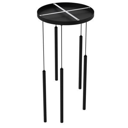 Candelabro suspenso YORU 5xG9/8W/230V preto