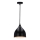 Candelabro suspenso YSTAD 1xE27/40W/230V preto