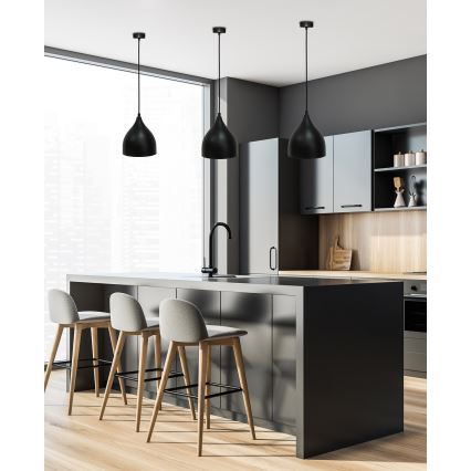 Candelabro suspenso YSTAD 1xE27/40W/230V preto