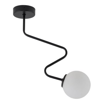 Candelabro suspenso ZIGZAG 1xG9/12W/230V preto