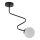 Candelabro suspenso ZIGZAG 1xG9/12W/230V preto