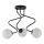 Candelabro suspenso ZIGZAG 3xG9/12W/230V preto