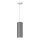 Candelabro suspenso ZIK 1xE27/40W/230V cinzento