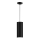 Candelabro suspenso ZIK 1xE27/40W/230V d. 10 cm preto