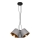 Candelabro suspenso ZOMA 3xE27/60W/260V cinzento/cobre