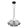 Candelabro suspenso ZOMA 3xE27/60W/260V cinzento/cromado brilhante