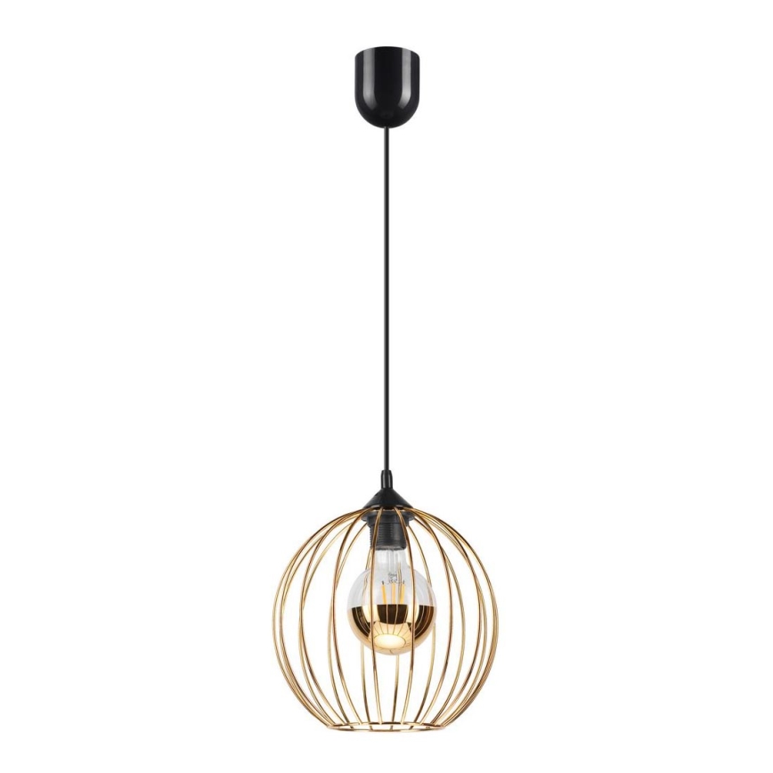 Candelabro suspenso ZOYA 1xE27/60W/230V dourada