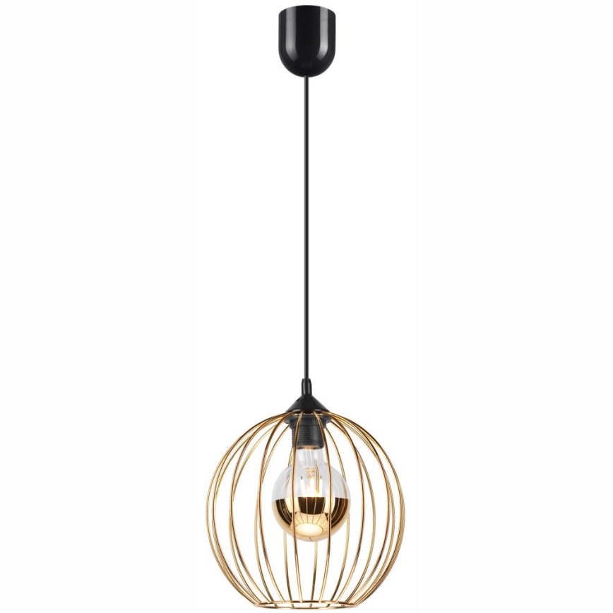 Candelabro suspenso ZOYA 1xE27/60W/230V dourada