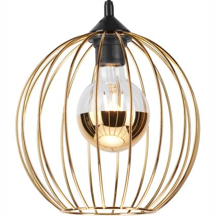 Candelabro suspenso ZOYA 1xE27/60W/230V dourada