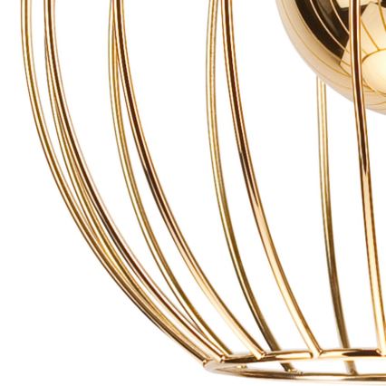 Candelabro suspenso ZOYA 1xE27/60W/230V dourada