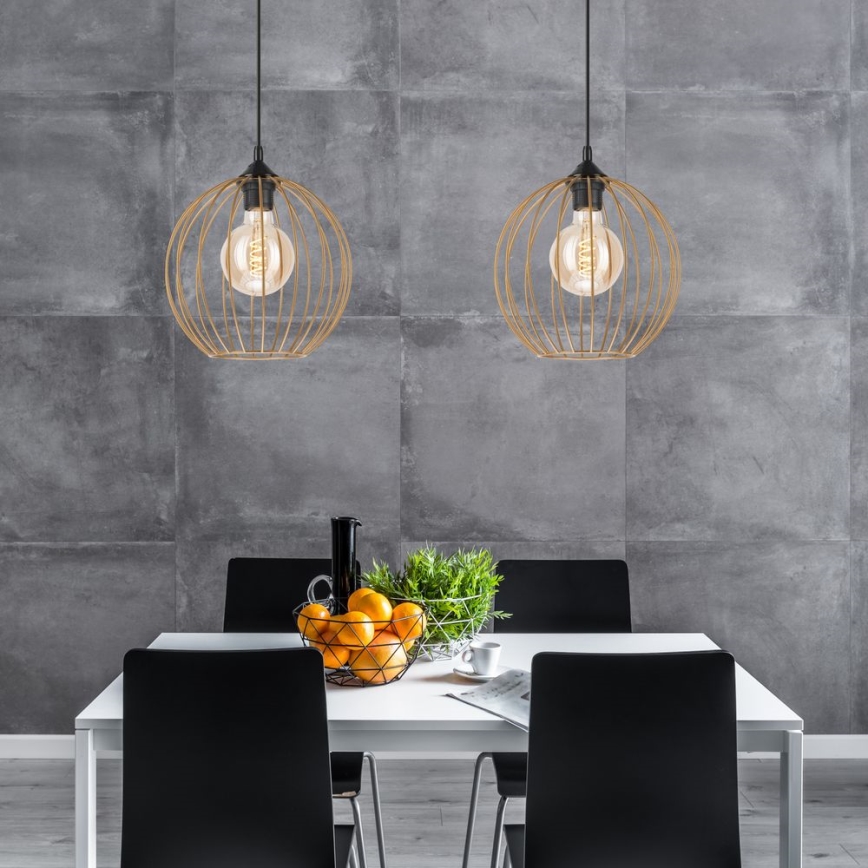 Candelabro suspenso ZOYA 1xE27/60W/230V latão