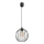 Candelabro suspenso ZOYA 1xE27/60W/230V preto