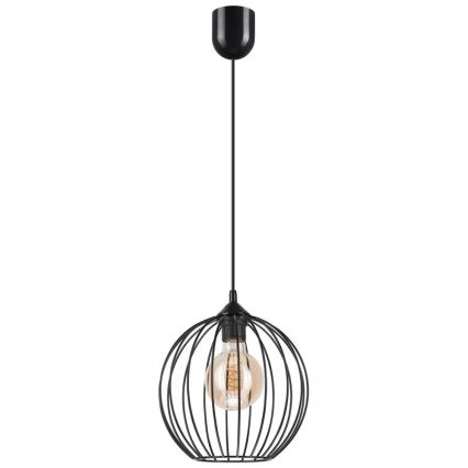 Candelabro suspenso ZOYA 1xE27/60W/230V preto