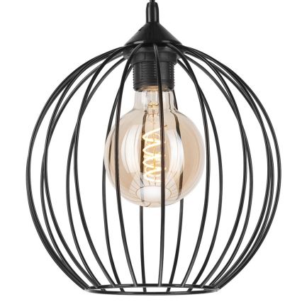 Candelabro suspenso ZOYA 1xE27/60W/230V preto