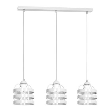 Candelabro TUBE 3xE27/60W/230V branco