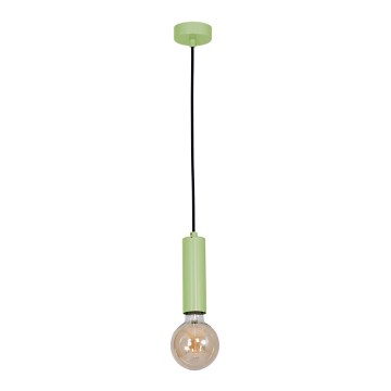 Candelabro TUBES 1xE27/60W/230V verde