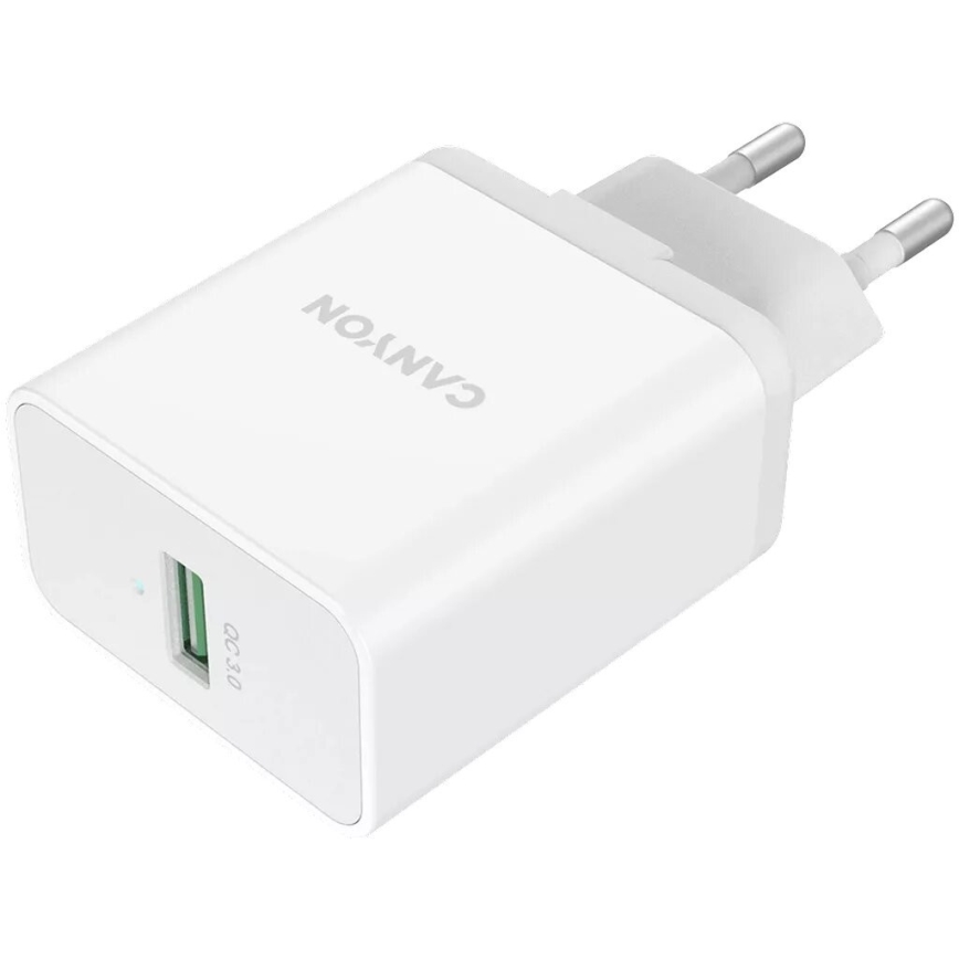 Canyon - Adaptador de carregamento 1xUSB/230V