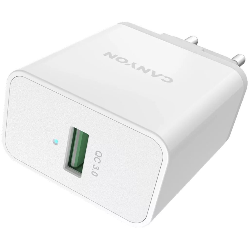 Canyon - Adaptador de carregamento 1xUSB/230V