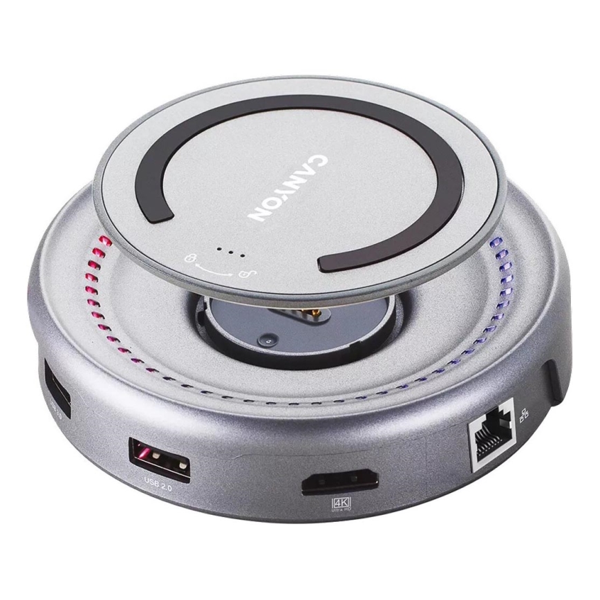 Canyon - Hub multiportas com carregador e interface USB