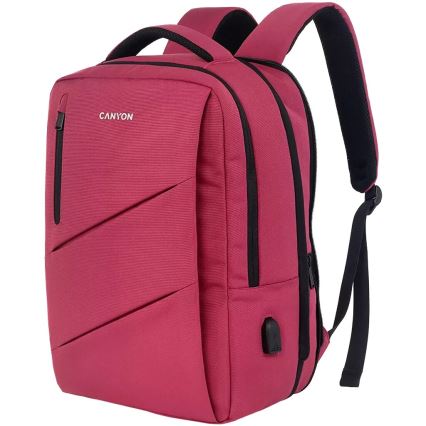 Canyon - Mochila para computador portátil 15.6" rosa
