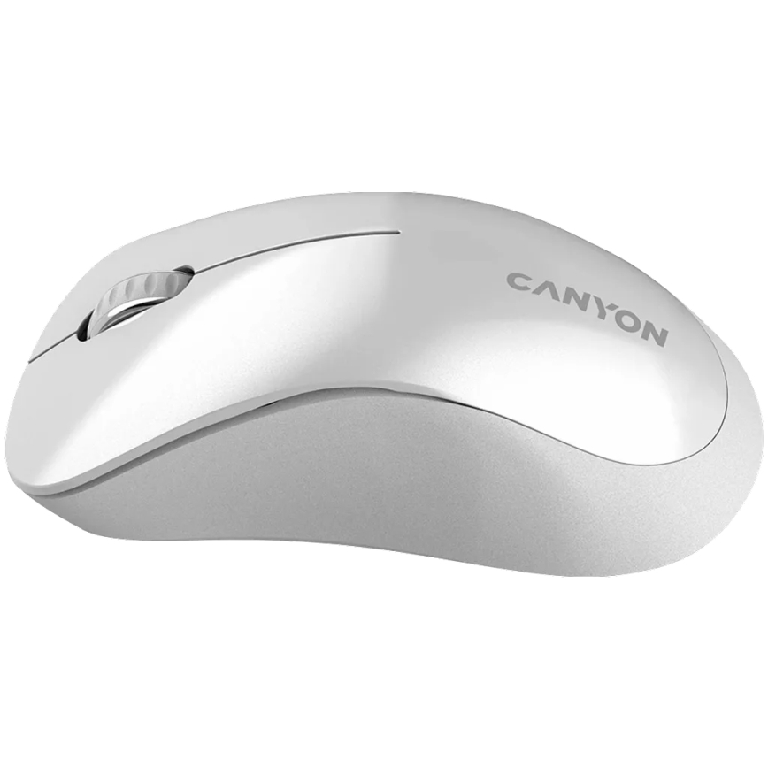 Canyon - Rato ótico sem fios com sensor Pixart MW 1200 DPI 2xAAA branco