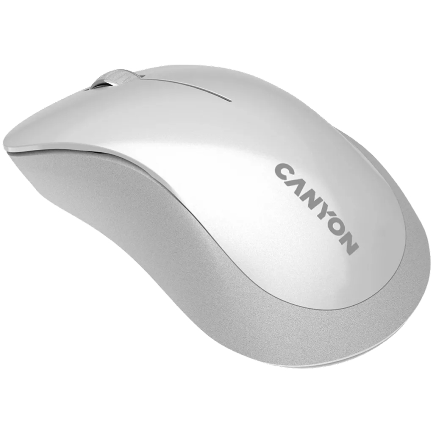 Canyon - Rato ótico sem fios com sensor Pixart MW 1200 DPI 2xAAA branco