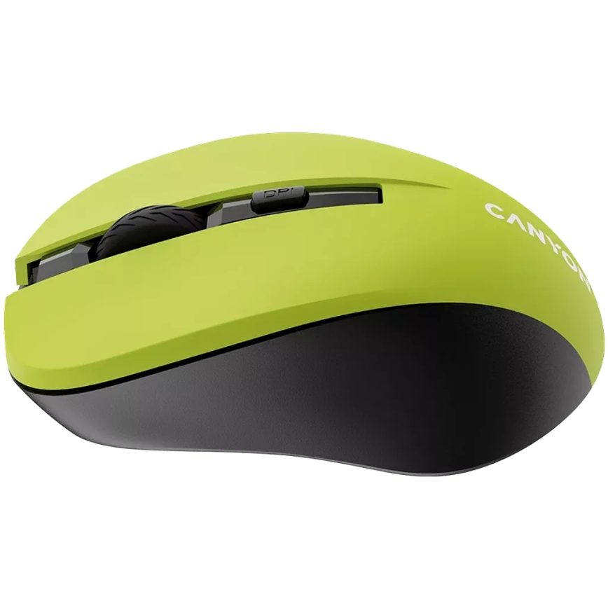 Canyon - Rato sem fios 800/1000/1200 DPI 2xAAA amarelo