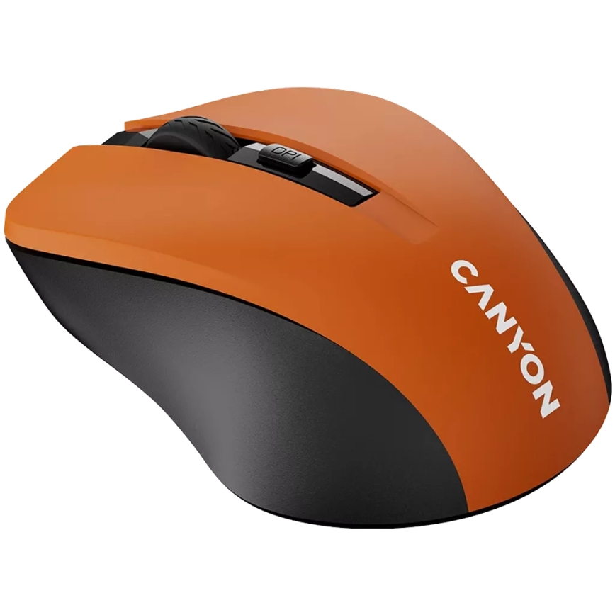 Canyon - Rato sem fios 800/1000/1200 DPI 2xAAA laranja