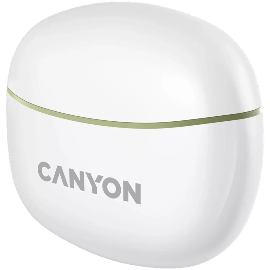 Canyon - Sem fios stereo earphones True Sem fios 500 mAh + 2x 40 mAh branco/verde